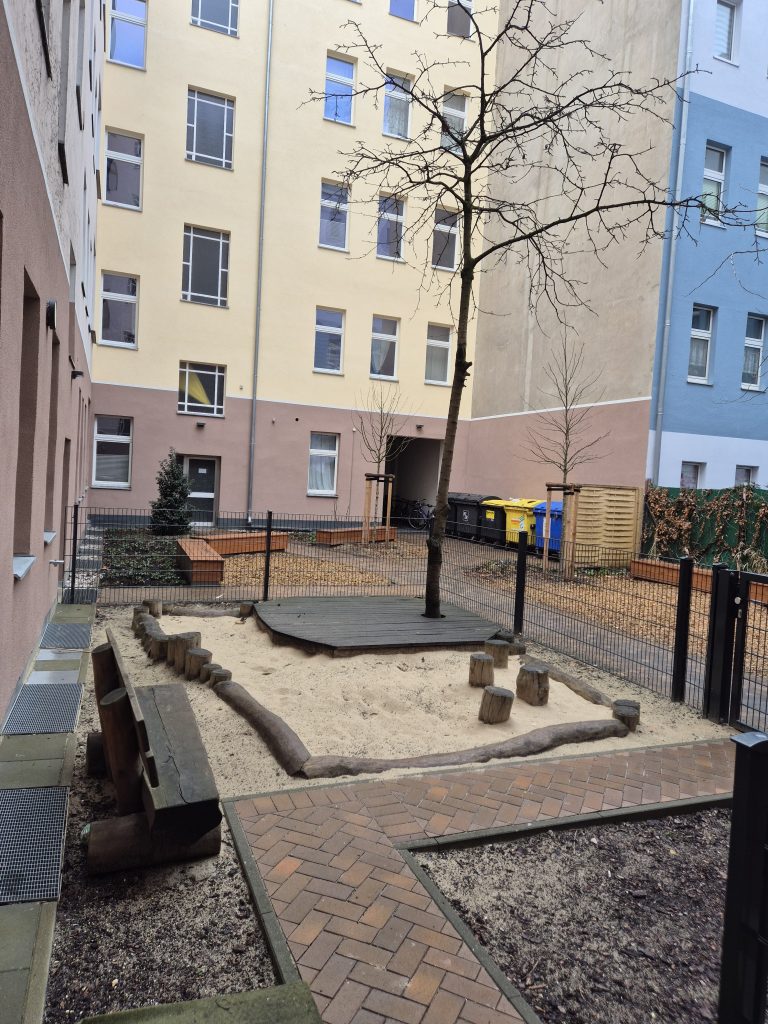 unser kleiner Außenbereich